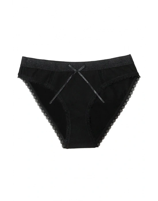 Şahinler Kadın Fiyonklu Fileli Bikini Külot B313