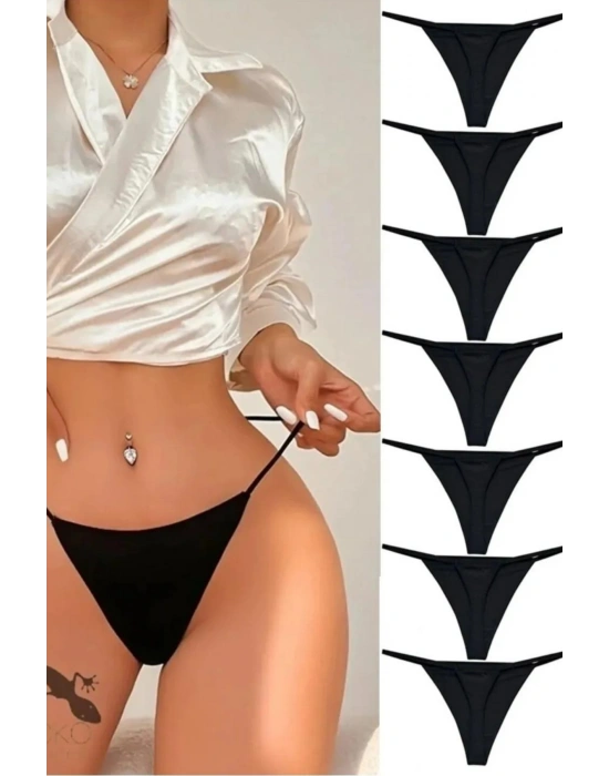 Süprem Penye Tanga Külot 7li Model RenkliModellerimiz 83025-7Lİ