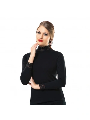 ANIT DANTELLİ UZUN KOL T-SHİRT 2936