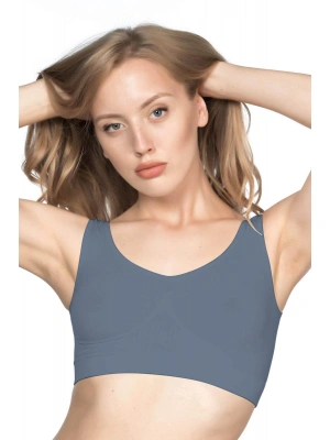 ANTRASİT MI Emay 4005 Soft Kalın Askı Büstiyer