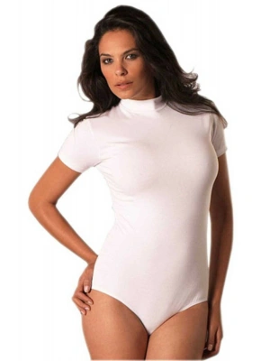 BALIKÇI YAKA KISA KOLLU BODY 4056