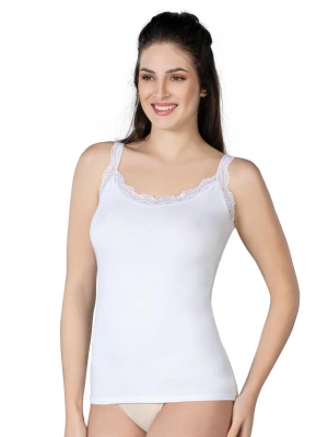 BEYAZ MI Emay 1411 Modal Cotton Dantelli Atlet