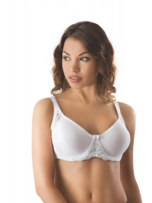 BEYAZ MI Emay 164 C Balenli Dantelli Sütyen