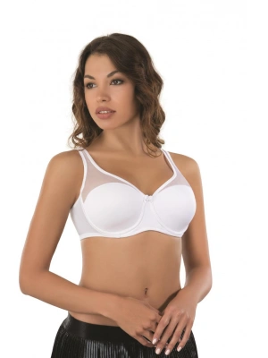 BEYAZ MI Emay 167C Pedli Tül Toparlayıcı Sütyen