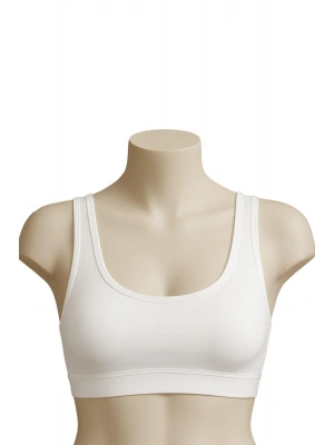 BEYAZ MI Emay 1816 6'Lı Pedli Kalın Askılı Alıştırma Sütyeni