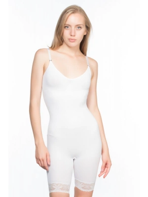 BEYAZ MI Emay 2031 Paçalı Dantelli Boy Korse