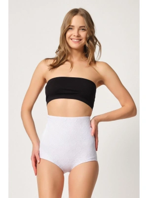 BEYAZ MI Emay 2842 Lazer Dantelli Slip Korse