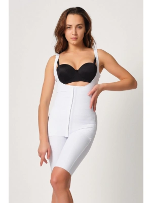 BEYAZ MI Emay 2915 Agraflı Yelek Karyoka Destekli Boy Korse