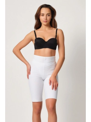 BEYAZ MI Emay 2923 Yüksek Bel Karyokalı Paçalı Lazer Korse