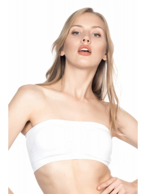 BEYAZ MI Emay 4022 Pedli Straplez Korse