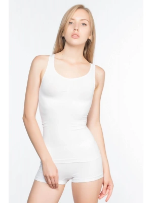 BEYAZ MI Emay 5015 Kalın Askılı Atlet Korse