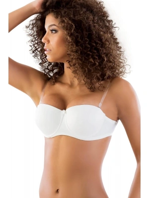 BEYAZ MI Emay 702 Şeffaf Askılı Push-Up Sütyen