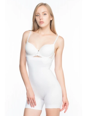 BEYAZ MI Emay 7026  Yüksek Bel Paçalı Korse