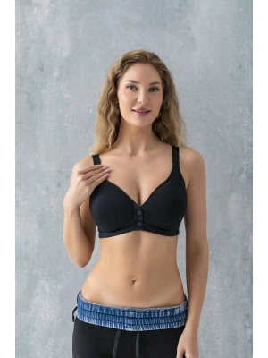 ÇITÇITLI TOPARLAYICI MİNİMİZER SÜTYEN SİYAH (MGP11991)