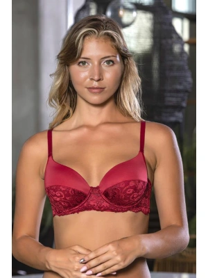 DANTEL DETAYLI SÜTYEN BORDO (MGP1130)
