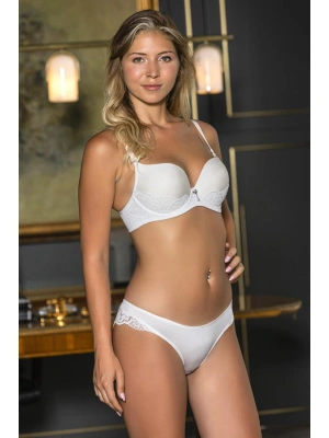 DANTEL DETAYLI SÜTYEN, SLİP KÜLOT TAKIM EKRU (MGP31361)