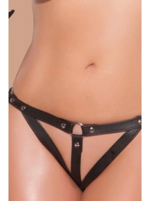 Deri Harness Fantezi Külot 81020