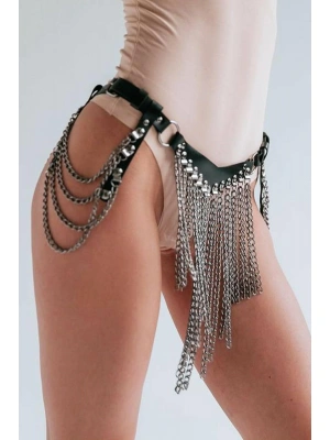 Deri Harness Fantezi Külot 81021