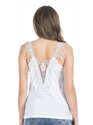 Derya Kurşun Dekolte Güpürlü Kadın Atlet 178