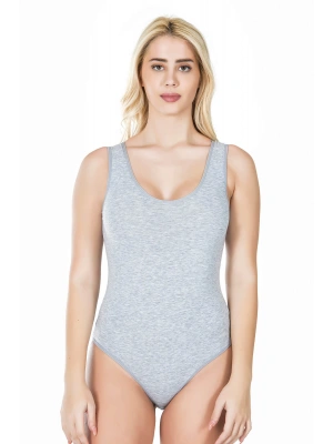 Derya Kurşun Kalın Askılı Çıtçıtlı Kadın Body 315