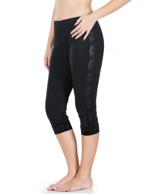 Derya Kurşun Şeritli Kısa Kadın Tayt 417