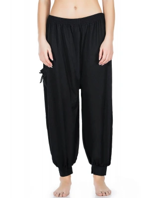 Derya Kurşun Siyah Manşetli Şalvar 0527-SYH