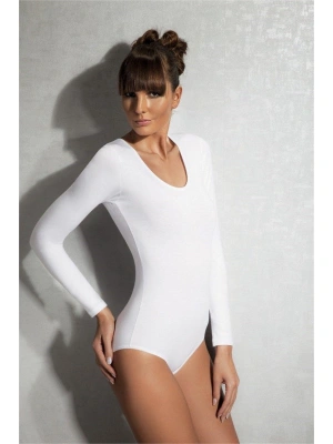 Doreanse 12401 Çıtçıtlı Uzun Kollu Geniş Yaka Body