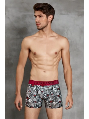Doreanse Erkek Modal Baskılı Boxer 1812