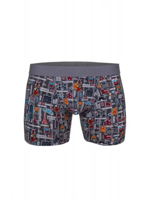 Doreanse Erkek Modal Baskılı Boxer 1816