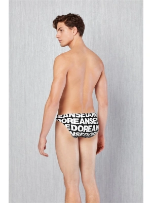 Doreanse Yazılı Baskılı Erkek Slip 1236