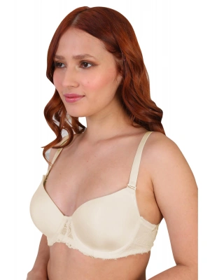 EKRU MI 189D Pedli Dantelli Balenli Sütyen