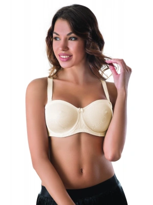 EKRU MI Emay 159 B Balenli Straplez Toparlayıcı Sütyen