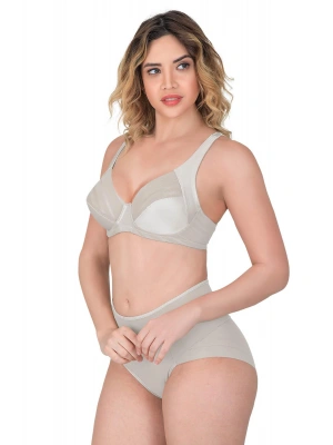 EKRU MI Emay 183 C Yan Destekli Toparlayıcı Balenli Sütyen