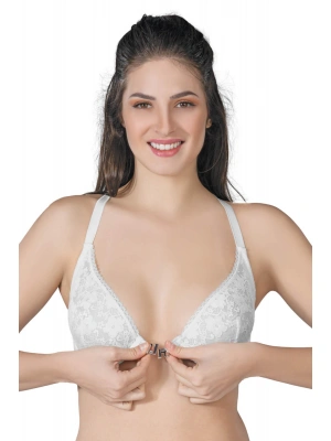 EKRU MI Emay 187 C Önden Açılır Balenli Sporcu Sütyen