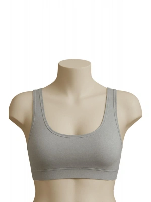 GRİ MI Emay 1816 6'Lı Pedli Kalın Askılı Alıştırma Sütyeni