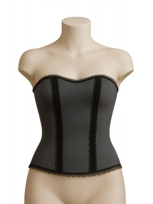 GRİ MI Emay 9155 F Fırfırlı Terletici Büstiyer