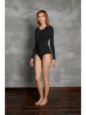 Kadın Uzun Kol %96 Viloft Termal Body Siyah 12453