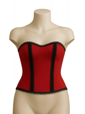 KIRMIZI MI Emay 9155 F Fırfırlı Terletici Büstiyer