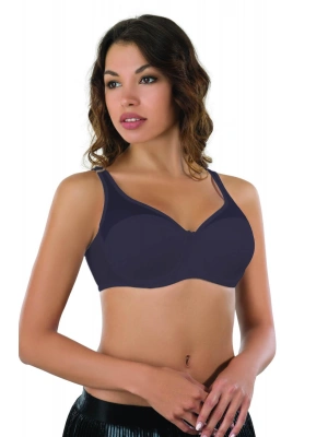 LACİVERT  MI Emay 167B Pedli Tül Toparlayıcı Sütyen