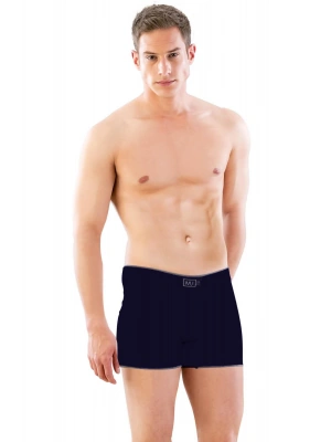 LACİVERT  MI Emay 2108 Seamless uzun Erkek Boxer