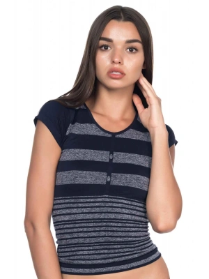 LACİVERT MI Emay 5026 Soft Seamless T Shirt