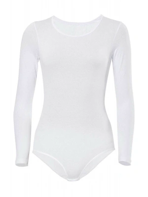 LİKRALI UZUN KOLLU BODY 4058