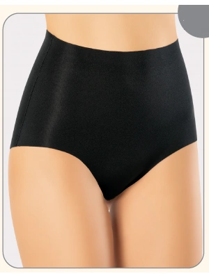 Miss Flex Siyah Lazer Kesim Yüksek Bel Bato Slip 6006