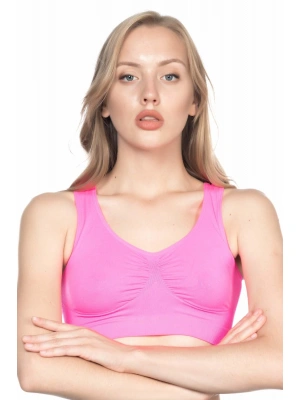 NEON FUŞYA MI Emay 4001 Soft Sporcu Büstiyer