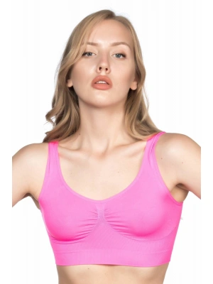 NEON FUŞYA MI Emay 4005 Soft Kalın Askı Büstiyer