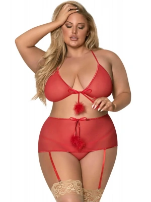 Önü Açık Zincirli Fantezi Babydoll 51202BT