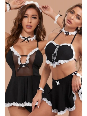 Şık Fantezi Kostüm İkli Set 50897-50899