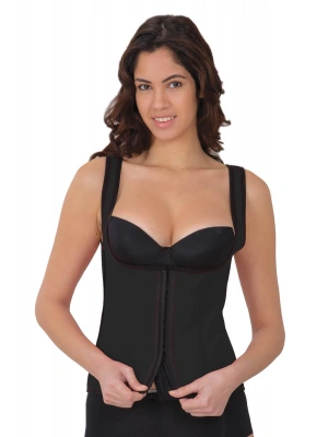 SİYAH MI 9173 Agraflı Göğsü Açık Atlet Korse