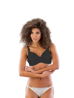 SİYAH MI Emay 114 D Balenli Toparlayıcı Sütyen