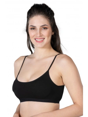 SİYAH MI Emay 1425 Modal Cotton Pedli Büstiyer